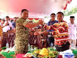 Peletakan Batu Pertama Koperasi Merah Putih Warnai Semangat Gotong Royong Warga Kotim